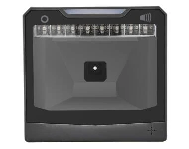 Omnidirectional hands free desktop barcode scanner